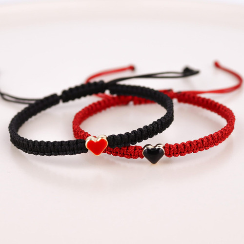 Pulseras tejidas pareja