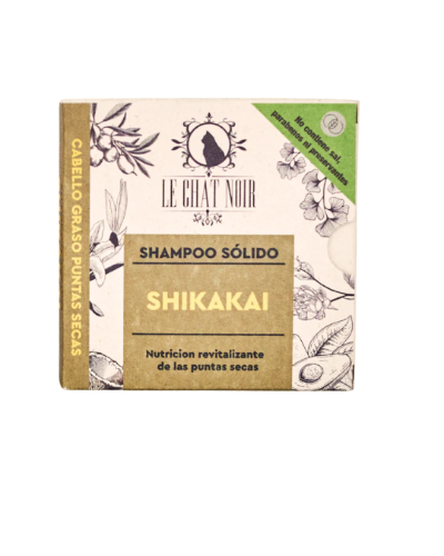 Shampoo sólido shikakai 90 g Le chat noir