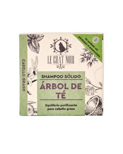 Shampoo sólido arbol de té 90 g Le chat noir