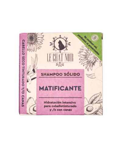 Shampoo sólido matificante 90 g Le chat noir