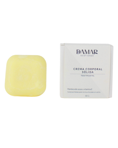 Crema corporal sólida cacao 80 g Damar