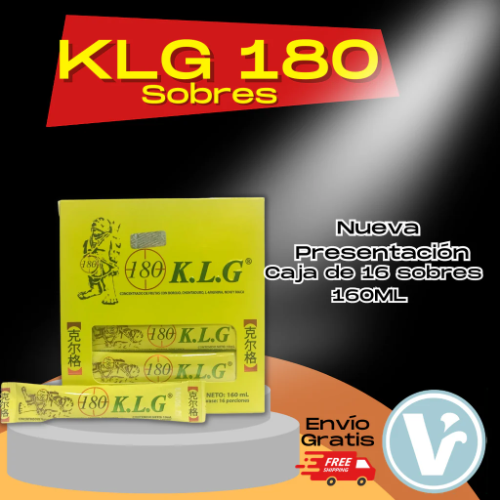 KLG 180 CAJA X16 SOBRES LÍQUIDO X 160ML