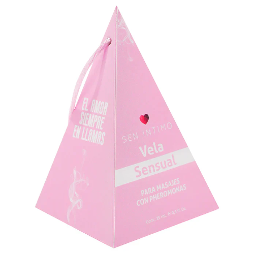 VELA SENSUAL MASAJES PIRAMIDE X25ML