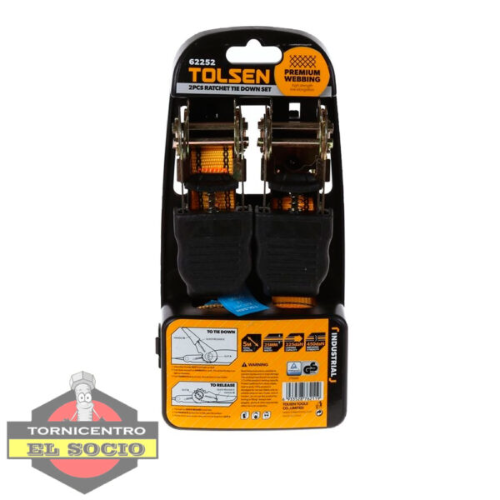 CINCHO PARA CARGA 2pzs TOLSEN