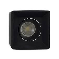 CUBO BASCULANTE DE SOBREPONER NEGRO 5W GU10 IP20 SICOLUZ