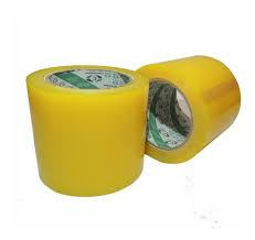 CINTA ANCHA DE POLIETILENO PARA INVERNADEROS AMARILLA 2" X50MTS