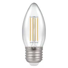 BOMBILLO LED TIPO VELA 4W E27 LUZ BLANCA EXCELITE