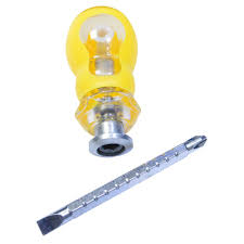 DESTORNILLADOR DOBLE PUNTA  GRANDE USO C/V CON SEGURO CRISTAL UDUKE