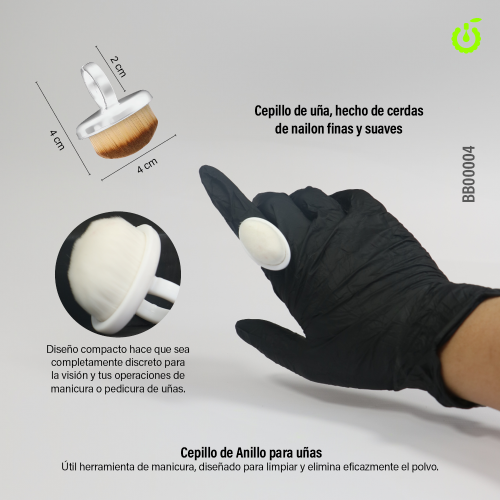 BROCHA PARA POLVO ANILLO cherimoya