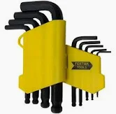 JG CHAV ALLEN 1,5A10MM CRV 9PC CURT FER