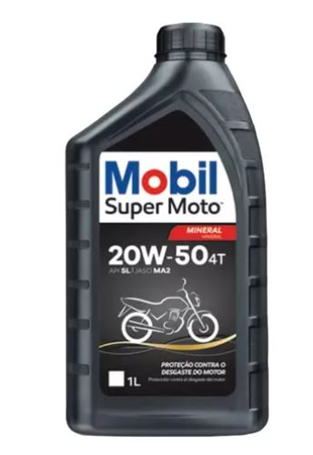 OLEO  MOBIL  LUBRIFICANTE MOTO 4T 20W50 1L