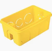 CAIXA PLASTICA 4X2 AMARELA AMAFORTE
