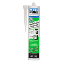 SILICONE ACETICO TRANSP 270ML 256G TEKBO
