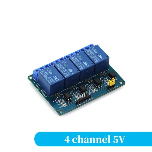 Relé 4 Canales 5V / 12V | Optoacoplado | Arduino / Raspberry