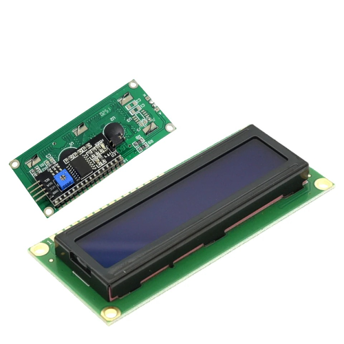 Pantalla LCD 1602 con Módulo I2C | 16x2 Caracteres | Azul/Verde | Arduino