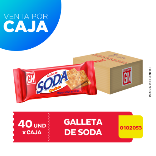 Galleta Soda GN x 40 und (26gr)