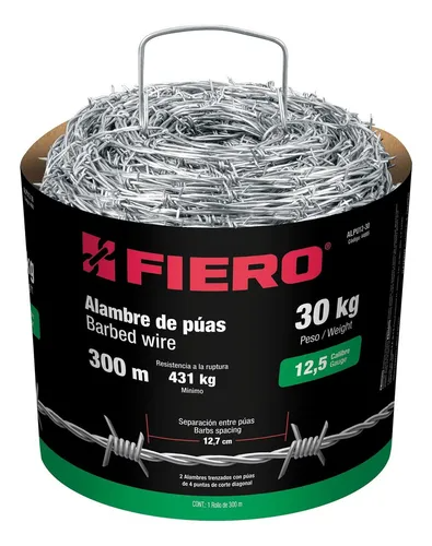 ALAMBRE DE PUAS CALIBRE 12.5 DE 30KG
