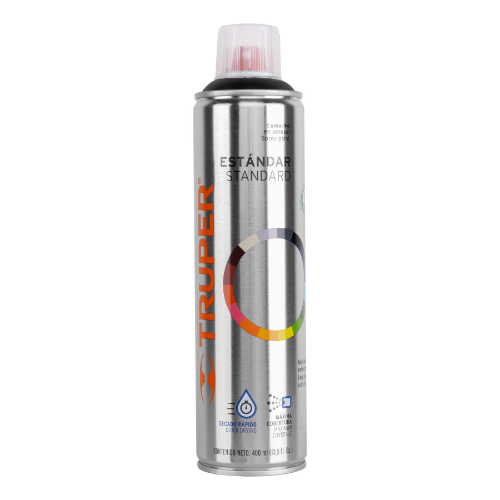 PINTURA EN AEROSOL METALICA PLATA TRUPER