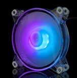 FANCOOLER LED TRANSPARENTE 120MM ARCOIRIS