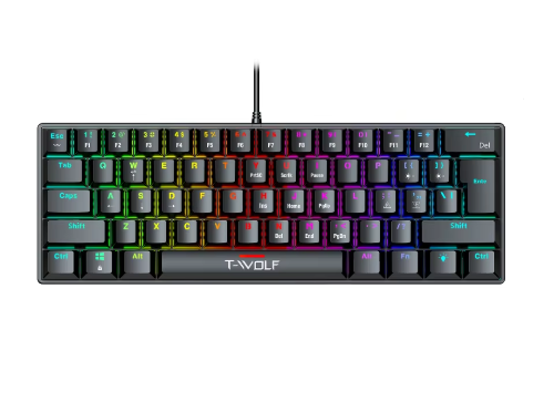 TECLADO MECANICO TWOLF T61