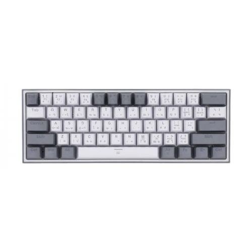 TECLADO MECANICO ZIFRIEND T82 BLANCO  GRIS