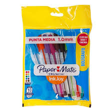 BOLIGRAFO PAPER MATE PUNTA 1.0 10 PIEZAS