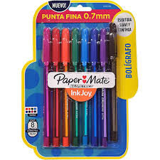 BOLIGRAFO CANETA PAPER MATE 8P