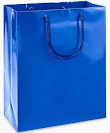 BOLSA REGALO KRAFT AZUL MARINO MEDIANA