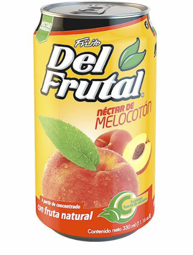 jugo melocoton del frutal