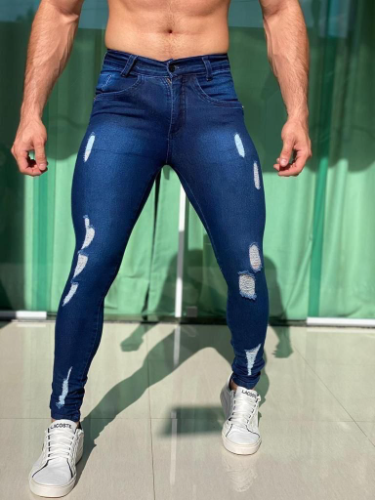N: 38 Calça Jeans Rasgada Dsl