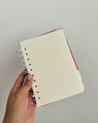 Cuaderno anillado desglosado