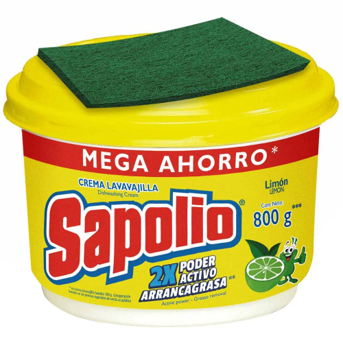 Lavavajilla Sapolio Limón de 800g