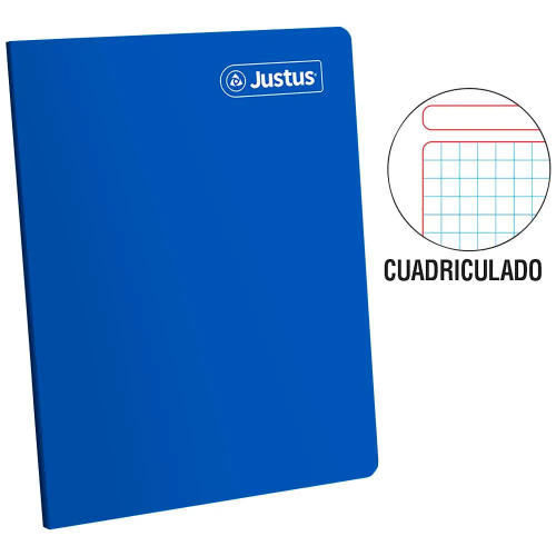 Cuaderno Justus Cudriculado A4 80 HOJAS
