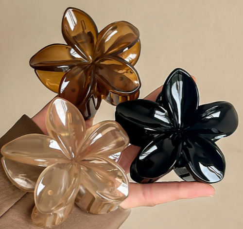ganchos flor hawaianos grandes