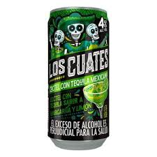Los Cuates Coctel con Tequila Mexicano margarita limon  Lata 269 ml