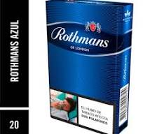 Cigarrillos  mustan Rothmans of London Cajetilla x 20