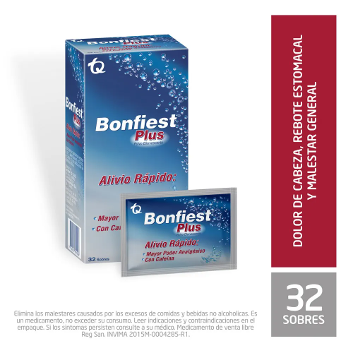 Bonfiest Plus Polvo Efervescente