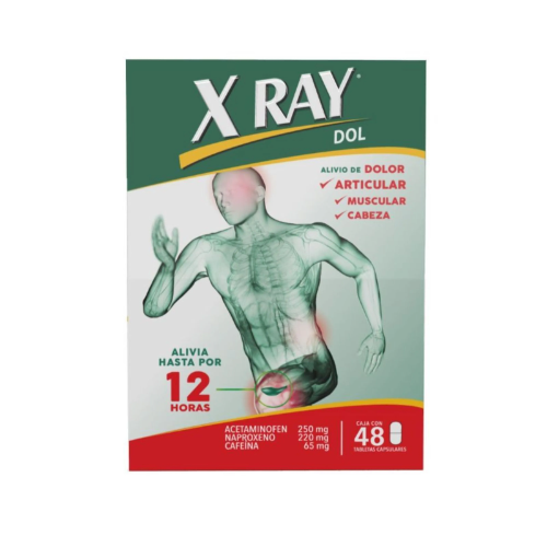 X Ray Dol Alivia 12 horas X Unidad