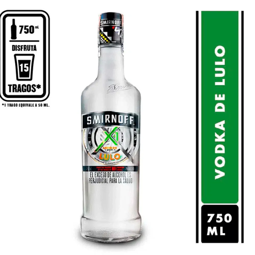 Vodka Smirnoff X1 Lulo x 750 ml