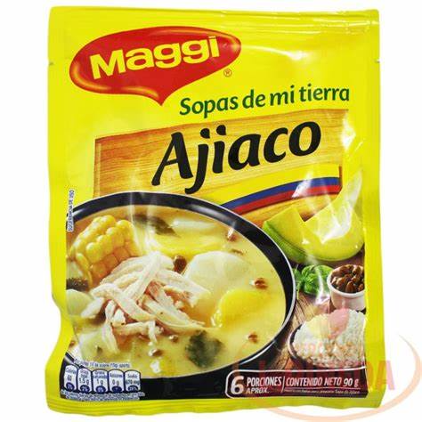 Maggi De mi Tierra Ajiaco Polvo Para Preparar Sopas Bolsa 60 g