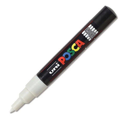 CANETA POSCA - COR BRANCA - PONTA 0.7MM