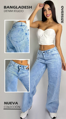 JEAN AZUL HIELO CALI