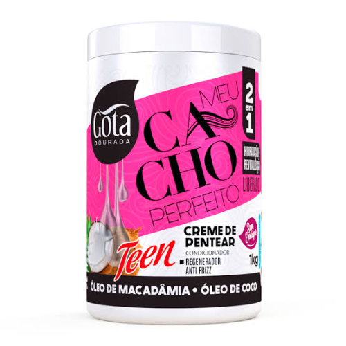 Creme De Pentear Gota Dourada Cacho Oleo Macadamia1kg