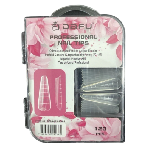 Molde de Unhas Poly Gel Dafu C/100un DF66-MJ0806-4