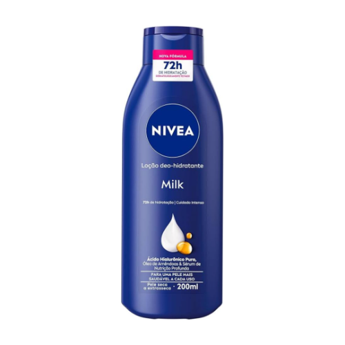 Hidratante Nivea Milk 72h 200ml