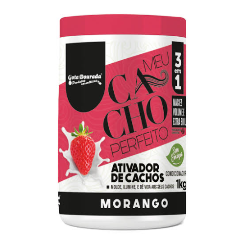 Ativador Gota Dourada Cacho Morango 1kg