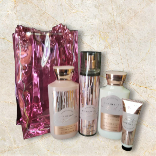BE-00006 BATH AND BODY WORKS (ESTUCHE) SET DE REGALO DE 4 PIEZAS PARA DAMA CHAMPAGNE TOAST