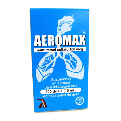AEROMAX 100MCG INHALADOR