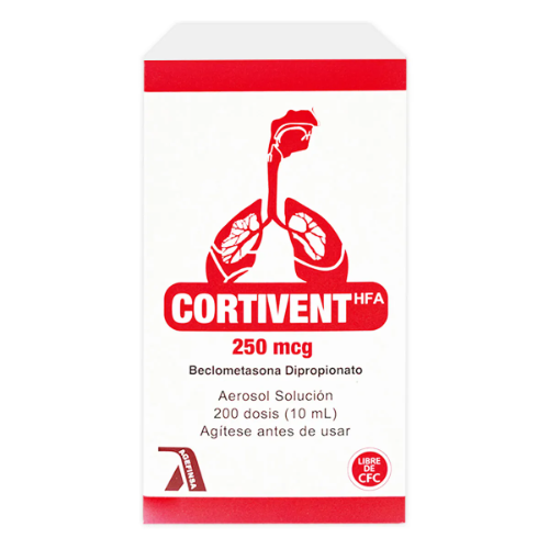 CORTIVENT HFA 250MCG INHALADOR