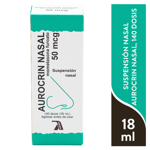 AUROCRIN NASAL SPRAY 50MCG